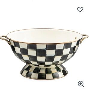 Mackenzie Childs Courtly Check Everything Bowl Large